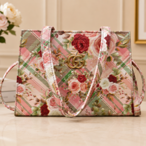 Floral Print Tote Handbag for Women