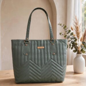 Sage Green Quilted Women's Handbag